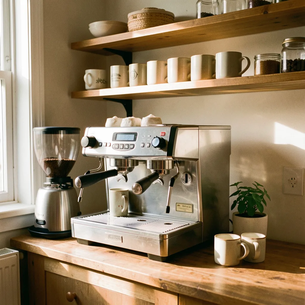 Cozy home coffee station material details